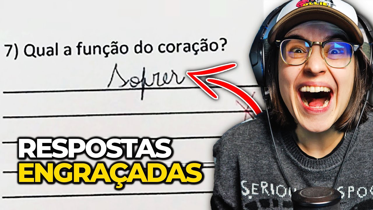 RESPOSTAS DE PROVAS MAIS ENGRAÇADAS DA INTERNET LILIONSCREEN