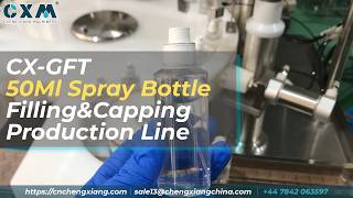 50ML Spray Bottle Filling | Automatic Capping Line