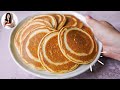 PANCAKES esponjosos altos en PROTEÍNA | SALUDABLES y fáciles de hacer!! | Auxy