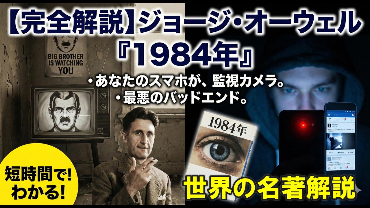 【完全解説】ジョージ・オーウェル『1984年』