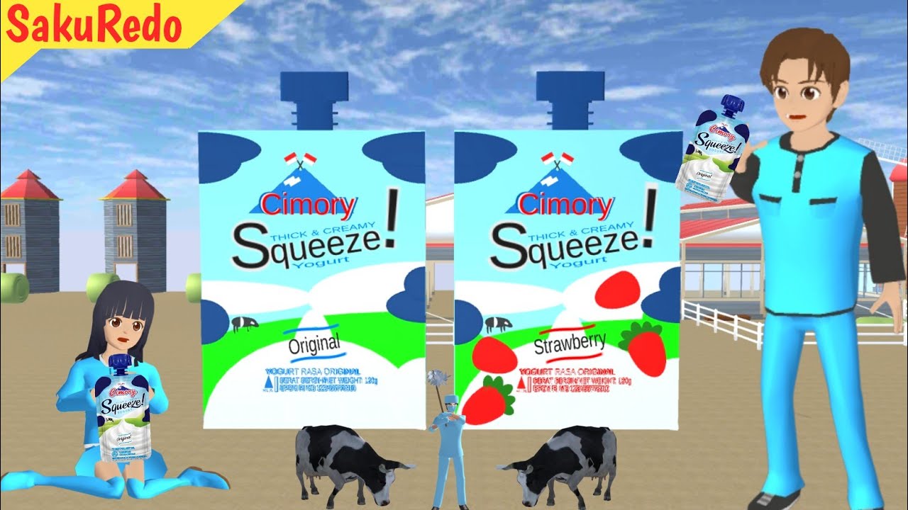 Yuta Dan Mio Pergi Ke Pabrik Cimory Terbesar 😱 Sakura School Simulator