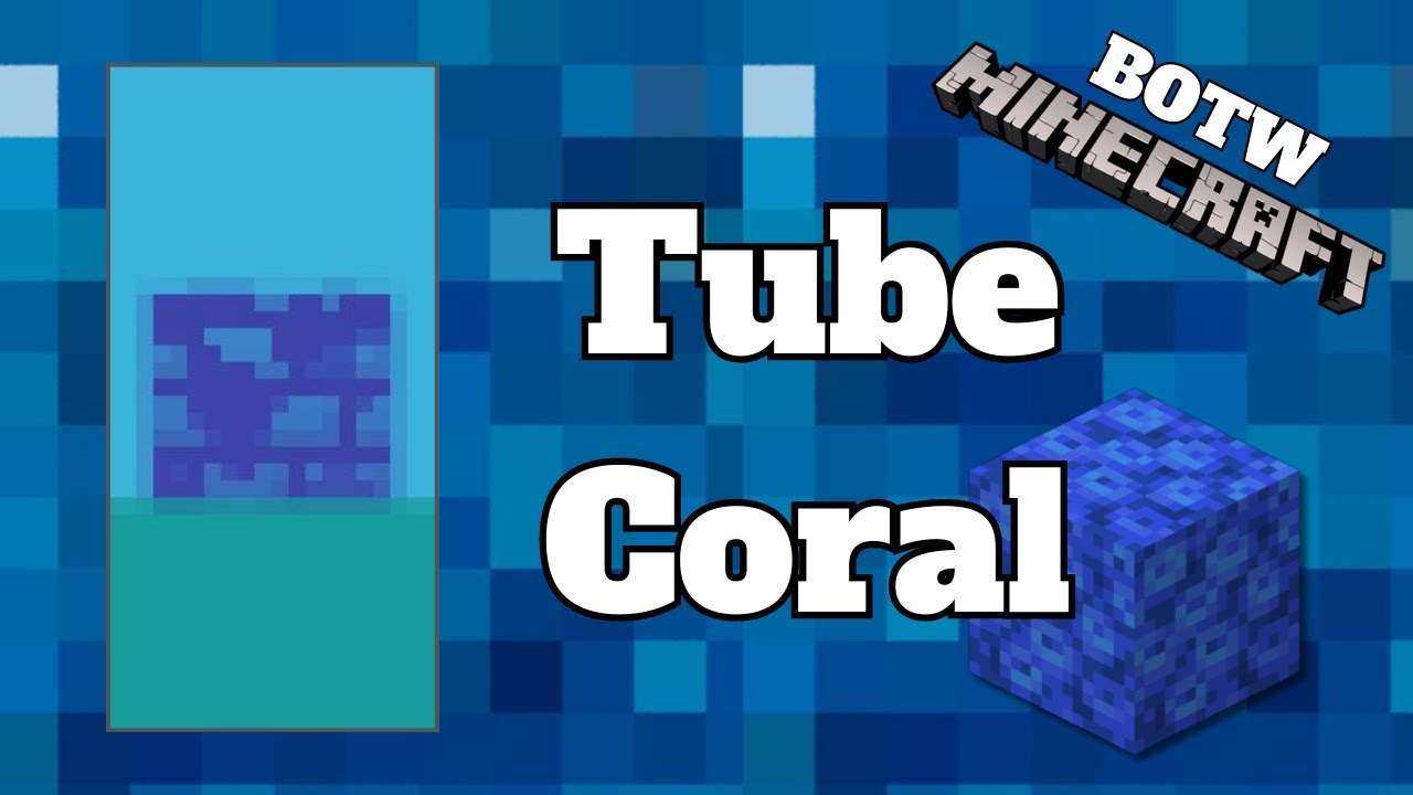Minecraft BOTW - Tube Coral Banner Design - It's Banner Time!