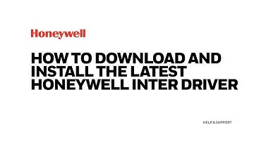 How to download and install the latest Honeywell Inter Driver
