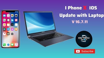 How to Update iPhone X iOS 16.7.11 Using Laptop | Step by Step Guide | On Tech On 4 U