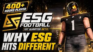 ESG FOOTBALL 1st QUARTER BETA PS5 IMPRESSIONS SO FAR....XBOX UP NEXT!!