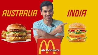 McDonald's: India vs. Australia | A Taste Price Comparison! Food war | Food review