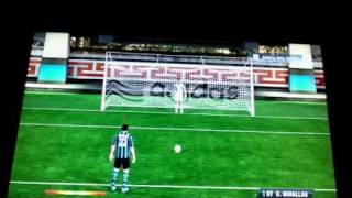 How to shot penalty on fifa 11