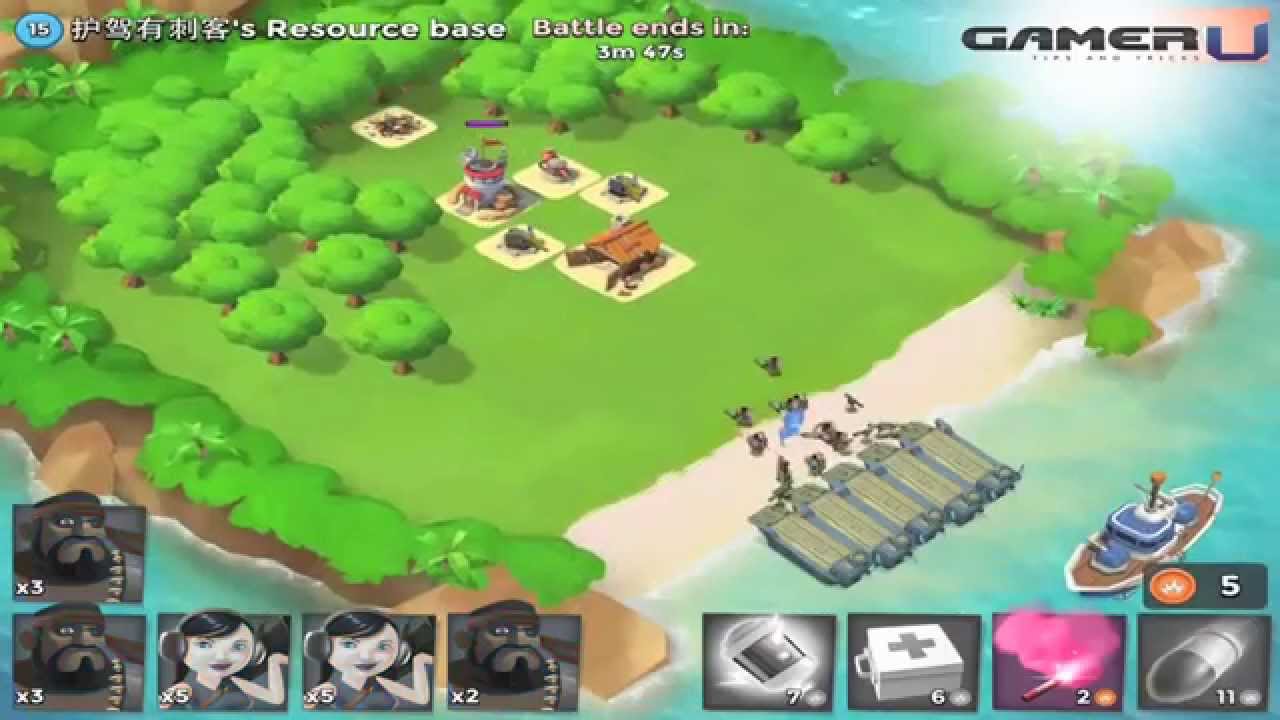 Boom Beach - How Resource Bases Work