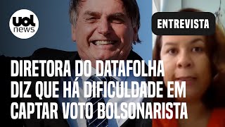 Datafolha: Ataques às pesquisas e clima hostil atrapalharam a captar voto bolsonarista, diz diretora