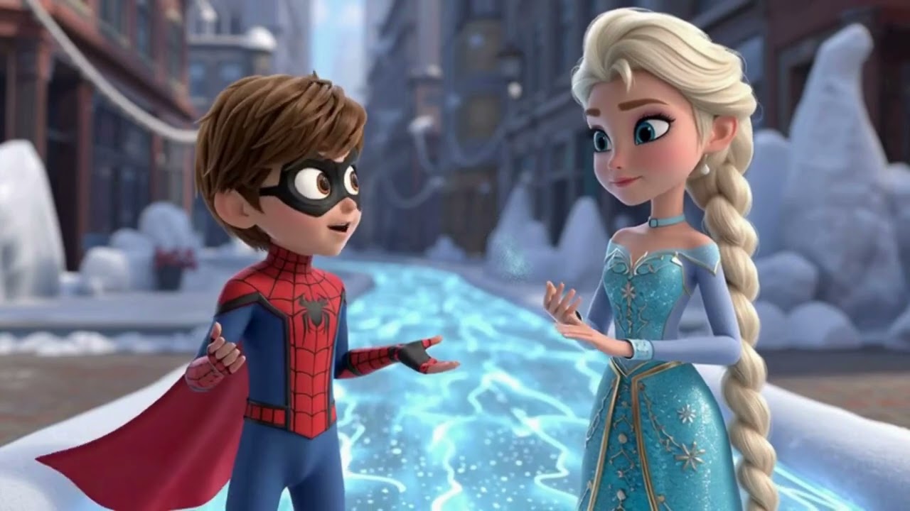 Spiderman and Elsa Kids Story