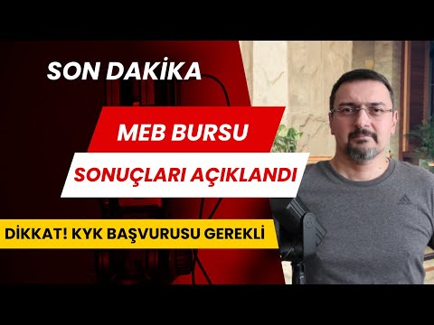 SON DAKİKA! MEB BURSU AÇIKLANDI.  KYK BAŞVURUSU DA GEREKLİ DİKKAT!