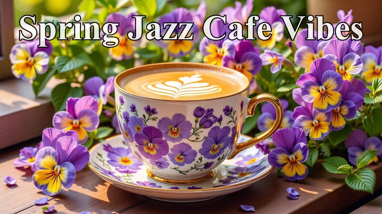 Spring Jazz Cafe Vibes ~ Elegant Morning Music for a Peaceful Coffee Break