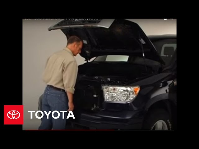 Toyota Tundra Hood Release Handle. Gray. Sequoia - View #3