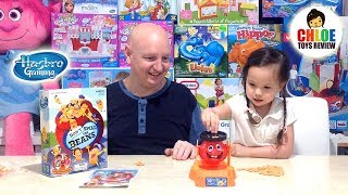 DON'T SPILL THE BEANS GAME HASBRO ❤️ Board Game Challenge & Toy Review cootie Family Fun screenshot 5