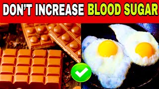 9 FOODS that DON’T INCREASE BLOOD SUGAR and the GOLDEN TIP for DIABETES