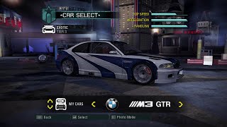 MW2005 BMW M3 GTR E46 | NFS Carbon REDUX 2024