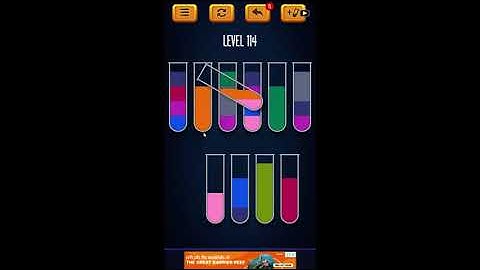Water Sort Puzzle - Color Liquid Sorting Game Level 114 Solution