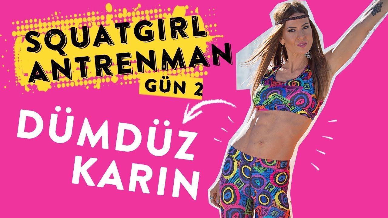 Squatgirl Antrenman Serisi: Dümdüz Karın