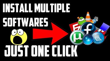 How to install Multiple Softwares With Just One Click