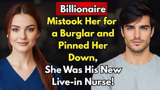Billionaire Mistook Her for a Burglar and Pinned Her Down—She Was His New Live in Nurse!