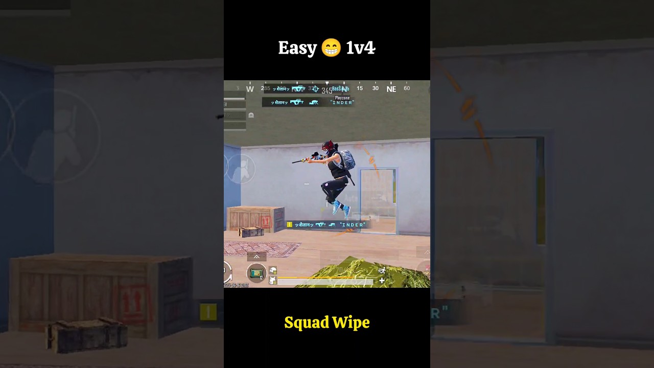 S12K Vs Groza 1v4 Clutch 😲 Unexpected Clutch