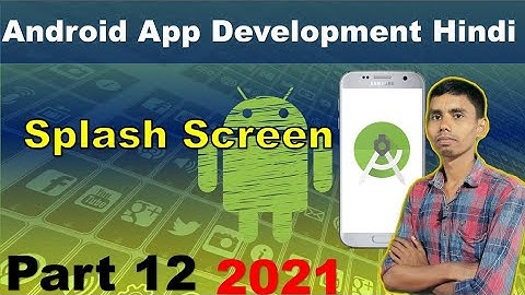 How to make a Splash Activity/Screen in Android Studio with No Action Bar