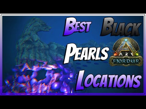 Best Black Pearl Locations In Ark Fjordur - YouTube