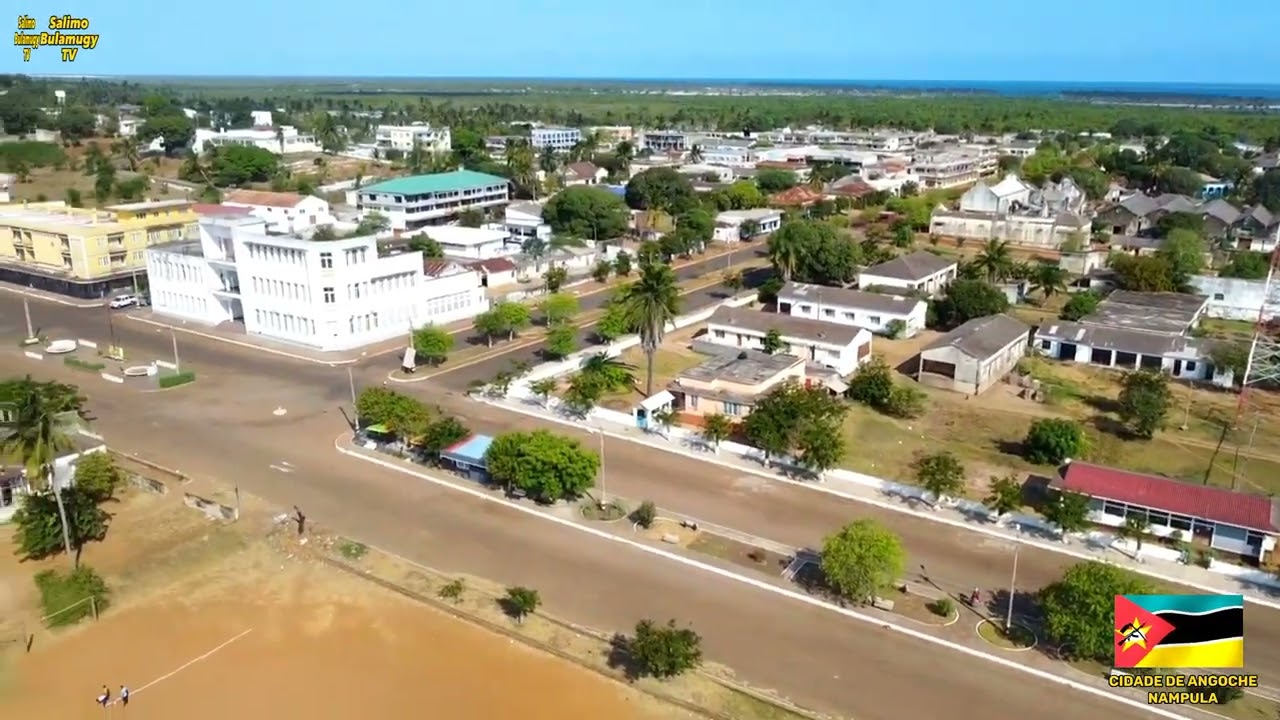 Nampula - Vista aérea da cidade de Angoche | Moçambique