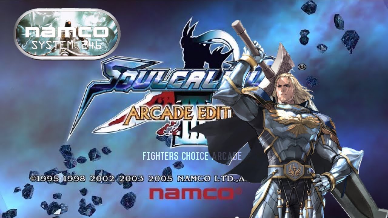 SOUL CALIBUR III Arcade Edition: Siegfried Gameplay Namco System 246 Arcade 4K (60 кадров в секунду)
