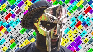 MF DOOM, Accordion | Rhyme Scheme Highlightrd