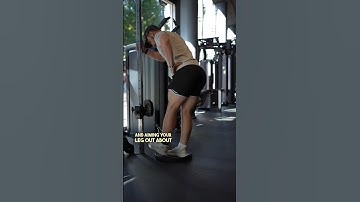 HOW TO 30* Cable Kickbacks for Glute Gains ✅ #gym #workout #glutes