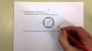 OCR GCSE Maths Nov 2014 paper 2 Q22