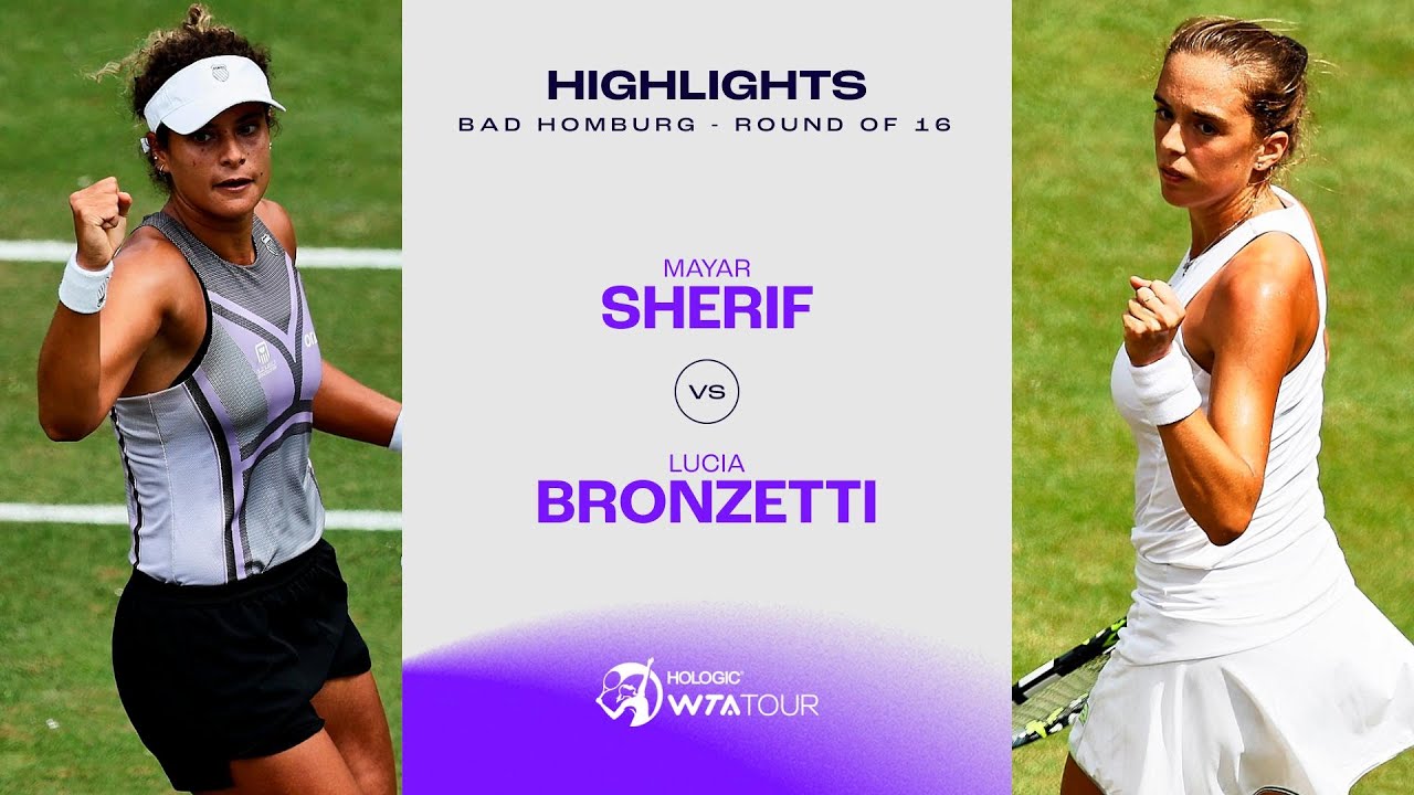 Mayar Sherif vs. Lucia Bronzetti | 2023 Bad Homburg Round of 16 | WTA Match Highlights