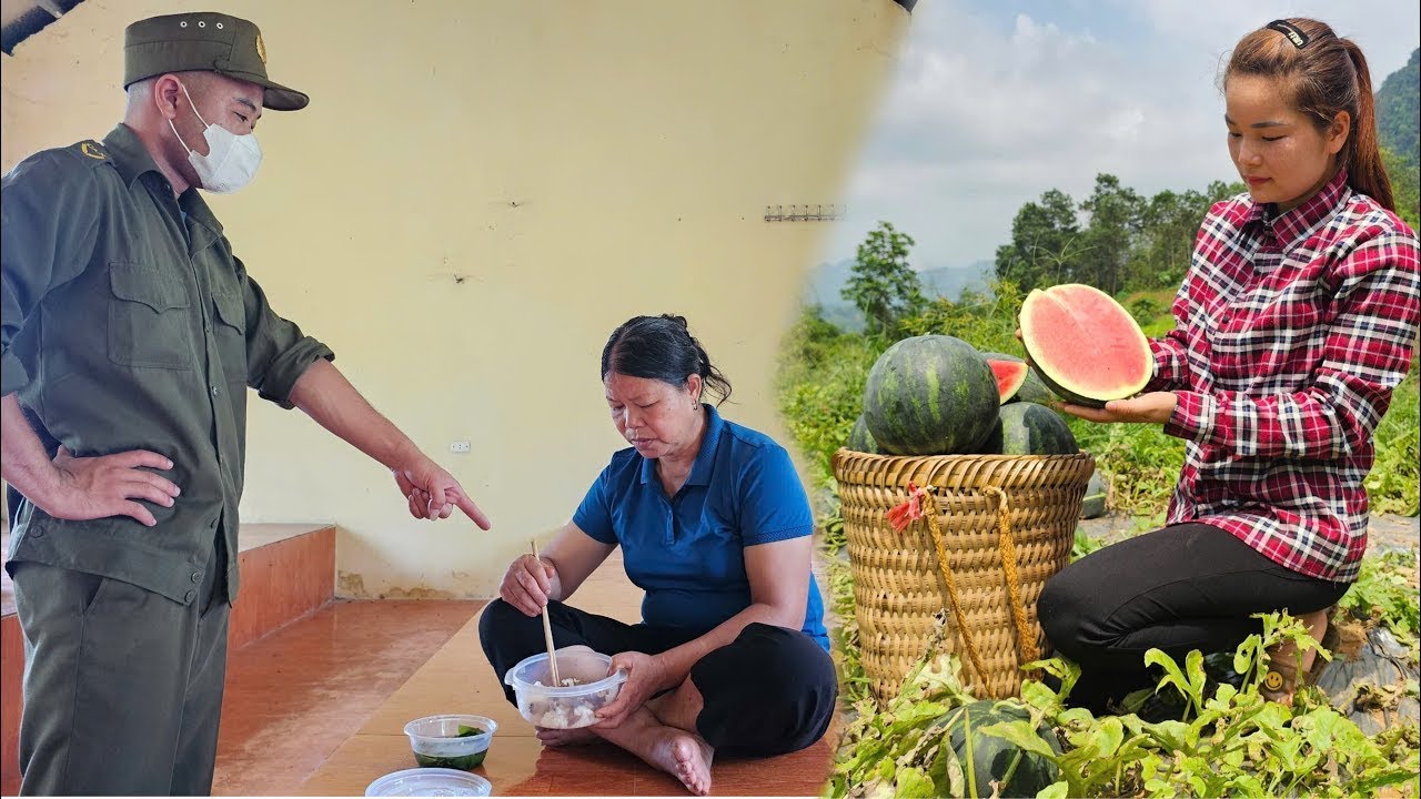 17-year-old girl picks melons to sell for money to take care of her child alone –Mom-in-law arrested