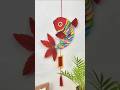 beautiful paper craft diy😍#wallhanging  #shortsfeed #shorts #trending #papercraftdiy #walldecor