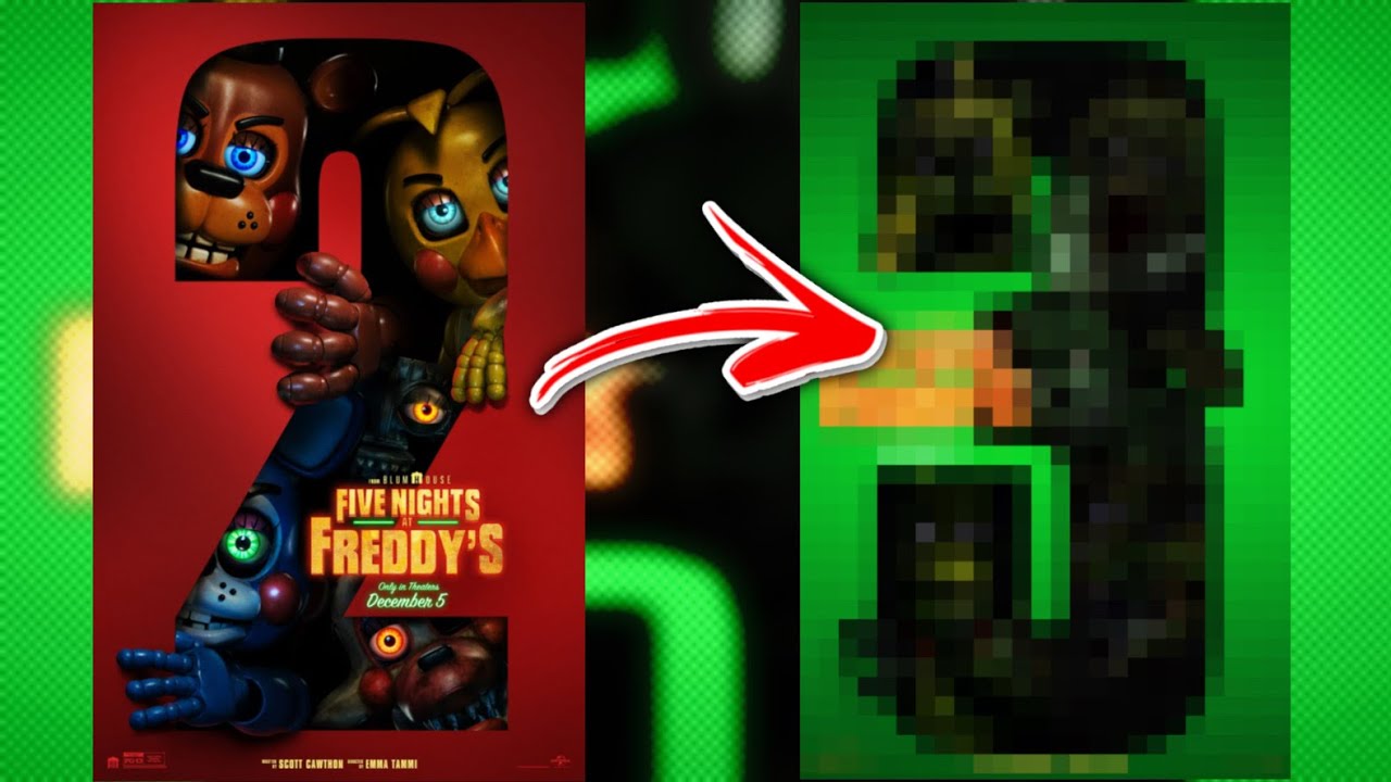 Making A Custom Fnaf Movie 3 Poster Youtube 