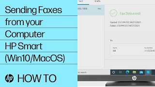 Sending Faxes from Your Computer Using HP Smart | HP Printers | HP Support screenshot 5
