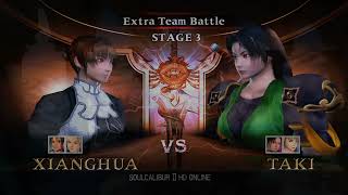 SoulCalibur ll Extra Team Battle!! (Xianghua,Cassandra & Talim)