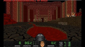 Doom II Flotsam - Map 3 UV-MAX [TAS] in 4:36