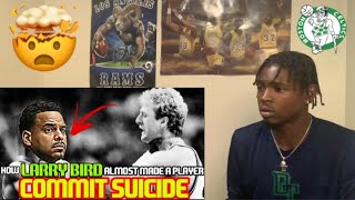 HOW LARRY BIRD ALMOST MADE A PLAYER COMMIT SUICIDE!!! | REACTION VIDEO!!! | KOBE BRYANT FAN REACTS