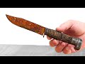 Rusty ww2 mk1 combat knife restored to former glory