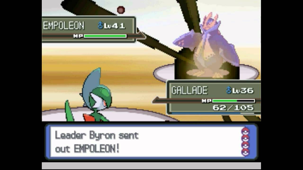 Pokemon Perfect Platinum Vs Byron YouTube