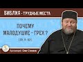 Почему малодушие - грех ? (Лк. 9:62) Протоиерей Олег Стеняев