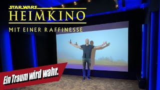 Dunkelkino mit galaktischem Thema