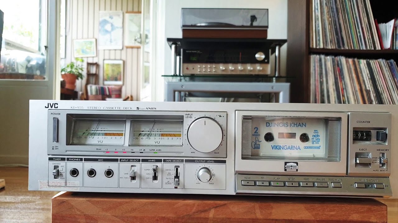 JVC KD-A55 Cassette Deck Super ANRS - YouTube