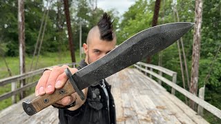 How to forge a 1917 bolo knife