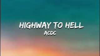AC/DC - Highway To Hell (Lyrics)
