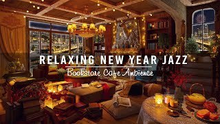 New Year Jazz Music 2024 | Bookstore Cafe Ambience with Relaxing Jazz Instrumental Music to Sleeping screenshot 3