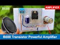 How to make an easy power amplifier | DIY high power amplifier