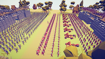 MEDIEVAL ARMY vs HEAVY KNIGHTS - Totally Accurate Battle Simulator TABS